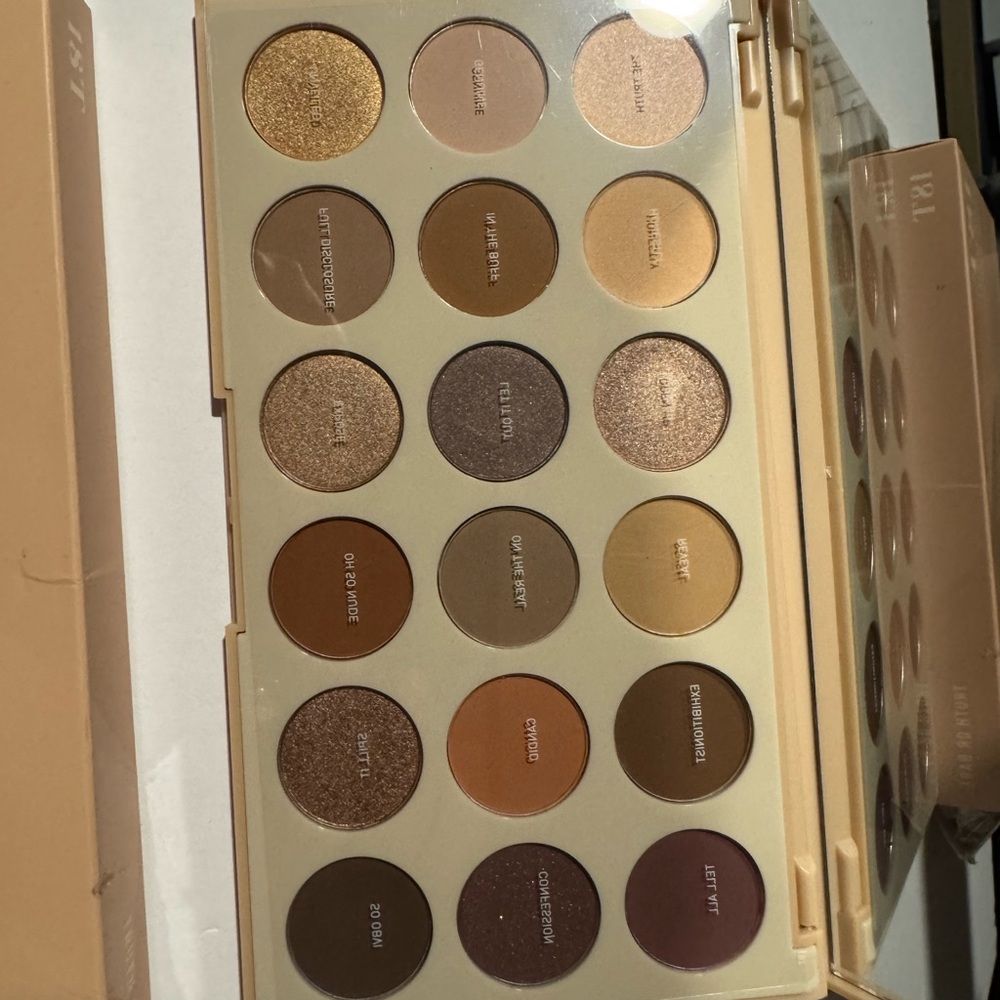 Morphe Gold and Brown Eyeshadow Palette Versatile Makeup Collection
